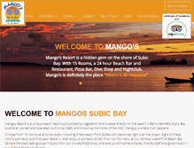 Tablet Screenshot of mangossubic.com